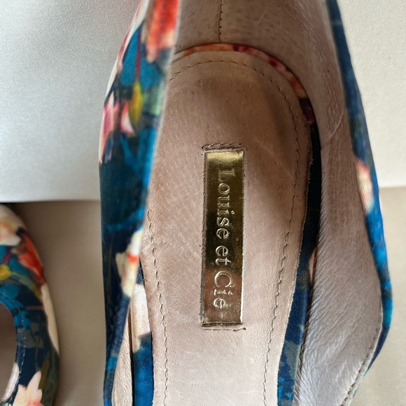 Louise et Cie Multicolor Floral Heels - Picture 6 of 9